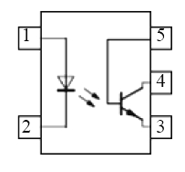 EL1116, 5-выводная транзисторная оптопара в корпусе SOP с большой длиной пути утечки